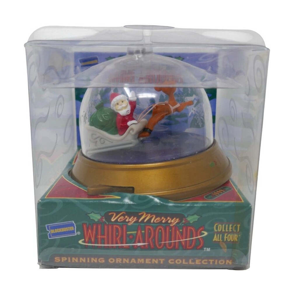 Blockbuster 1999 Very Merry Whirl-Arounds Rudolph the Red Nose Reindeer Ornament